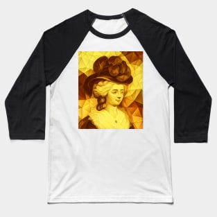 Frances Burney Golden Portrait | Frances Burney Artwork 12 Baseball T-Shirt